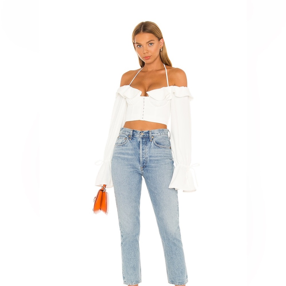 Majorelle bustier top